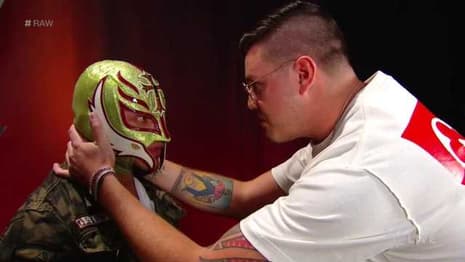 Rey Mysterio Attempted To Unmask And Retire On RAW, But Was Stopped By His Son Dominic