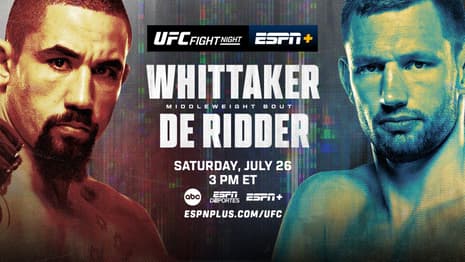 Robert Whittaker vs. Reinier de Ridder Headlines Tonight's UFC ABU DHABI