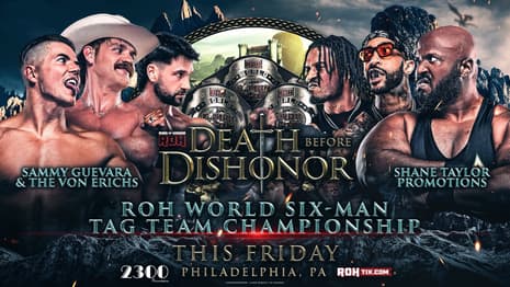 Sammy Guevara Will Defend Both The ROH Six-Man And World Tag Team Titles At DEATH BEFORE DISHONOR