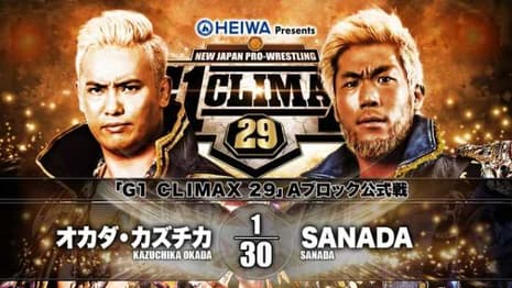 SANADA Breaks Kazuchika Okada's Undefeated Streak In The G1 CLIMAX Tournament