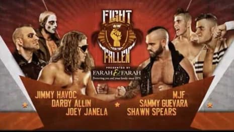 Shawn Spears, MJF & Sammy Guevara Are Set For Action In A Six-Man Tag Team Match At AEW's FIGHT FOR THE FALLEN