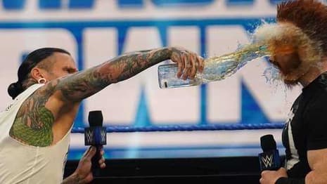 Sheamus & Jeff Hardy Engage In Some Watersports During SMACKDOWN Contract Signing