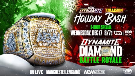 SPOILERS! AEW HOLIDAY BASH DYNAMITE & COLLISION Results: December 17, 2025 - Diamond Ring Battle Royale & More
