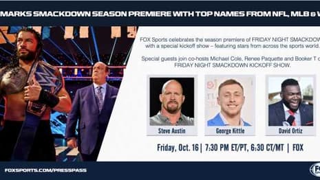 Stone Cold Steve Austin Will Be A Part Of Tonight's SMACKDOWN Season Premiere Kickoff Show