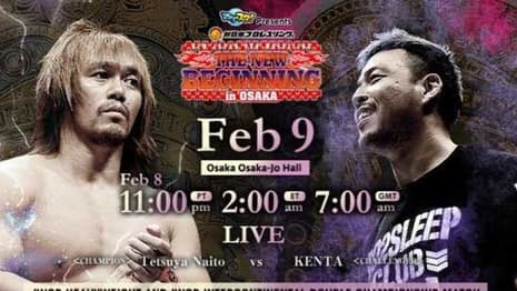 Tetsuya Naito Retains The IWGP Heavyweight & IC Titles Over KENTA At NJPW NEW BEGINNING
