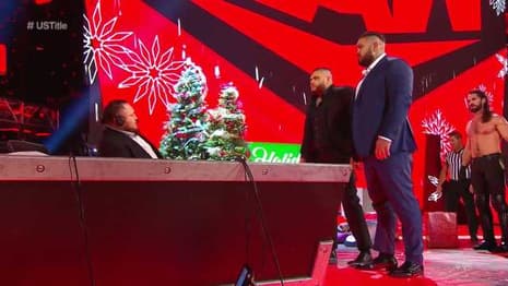 The AOP And Seth Rollins Took Out Samoa Joe On RAW By Putting Him Through A Table