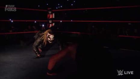The Fiend Targets Braun Strowman During His Match With Seth Rollins On RAW