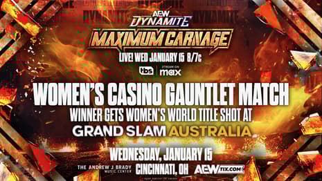 The First-Ever Casino Women's Gauntlet Match Has Been Confirmed For AEW MAXIMUM CARNAGE