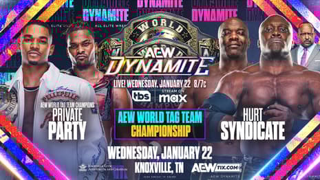 The Hurt Syndicate Will Get The Chance To Win The World Tag Team Titles On Tonight's AEW DYNAMITE