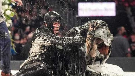 The Miz And Maryse's Vow Renewal Was Ruined When Edge Bathed Them Both...In Brood Blood