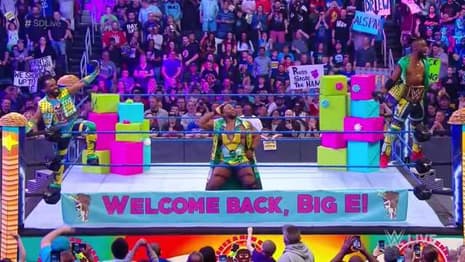 The New Day's Big-E Returns To SMACKDOWN LIVE, But He's Still Not Cleared To Compete