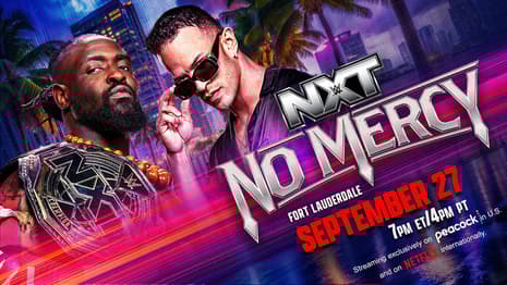 The NXT Championship Match Between Ricky Saints And Oba Femi Headlines NO MERCY