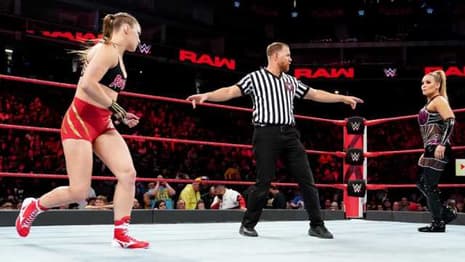 The RAW Women's Championship Match Between Ronda Rousey And Natalya Was Not Rehearsed Beforehand