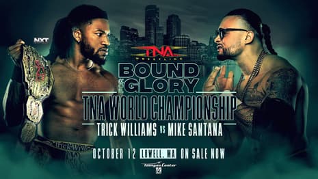 Trick Williams Vs. Mike Santana Was Made Official At BOUND FOR GLORY