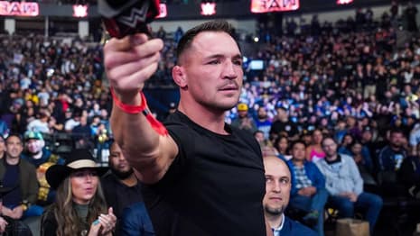 UFC Lightweight Fighter Mike Chandler Challenges Conor McGregor To A Fight During Surprise RAW Appearance