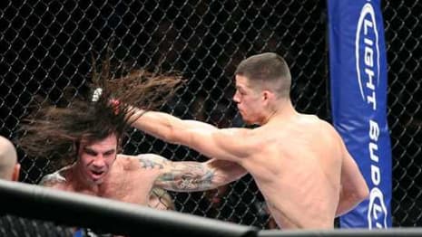 UFC Lightweight Fighters Clay Guida And Nate Diaz Get Into An Altercation At COMBATE AMERICAS 20