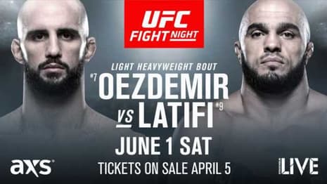 UFC STOCKHOLM Adds Light Heavyweight Bout Between Volkan Oezdemir Vs Ilir Latifi