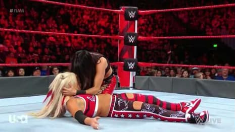 VIDEO: Brie Bella Legit Knocked Liv Morgan Out With A Kick To The Face On RAW