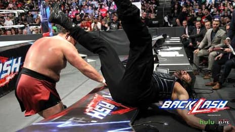 VIDEO: Impatient Fans Leave During Last Night's Samoa Joe/Roman Reigns BACKLASH Main Event