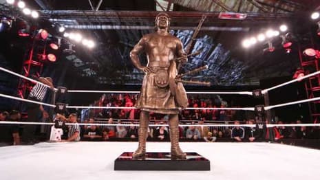 WWE Unveils A Life-Sized Bronze Statue Of Rowdy Roddy Piper At WRESTLEMANIA AXXESS