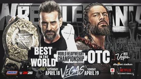 WWE WRESTLEMANIA 42 Sunday PPV Results: CM Punk vs. Roman Reigns & More