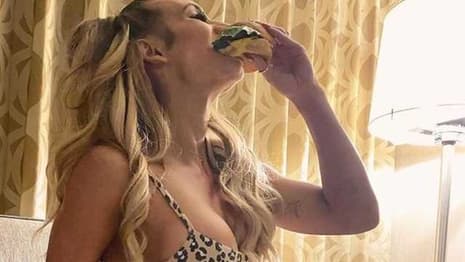 WWE's Carmella Eats A Burger In Her Underwear For New Photoshoot Because...Why The Heck Not?