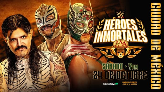 AAA HEROES INMORTALES 2026 Results: El Grande Americano vs Dominik Mysterio, Rey Fenix vs Mini Vikingo & More