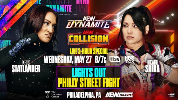 AEW DYNAMITE & AEW COLLISION Results: May 27, 2026 - Lights Out Philly Street Fight & More