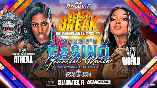 AEW DYNAMITE: BEACH BREAK Results (July 8, 2026): MJF vs Kenny Omega, Women's Casino Gauntlet & More