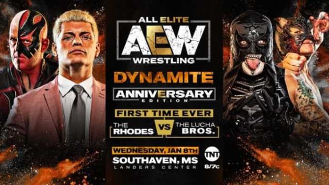 First-Ever Tag Team Match Between The Lucha Brothers And The Rhodes Brothers Will Headline AEW DYNAMITE