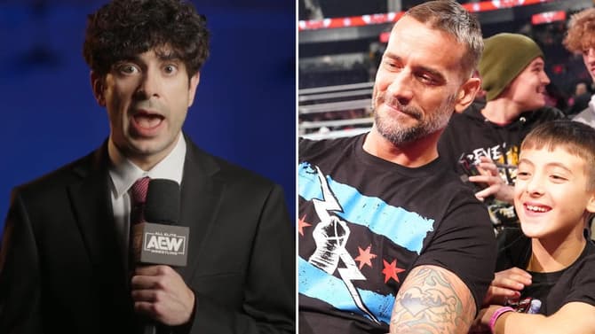 Terrified Tony Khan Claims He's Not Allowed To Address CM Punk's WWE Return Due To Legal Issues