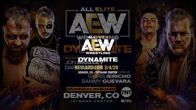 AEW Dynamite Results For March 4, 2020: Moxley & Allin VS Jericho & Guevara And More