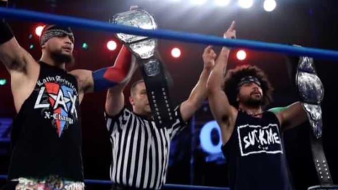 Former Multi-Time IMPACT World Tag Team Champions LAX Receive A Send-Off During The Mexico Tapings