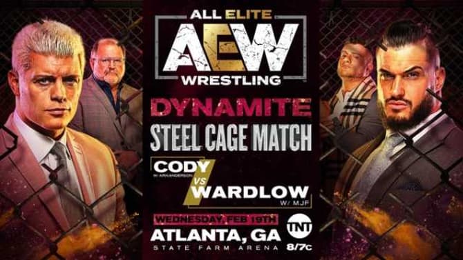 A Steel Cage Match Between Cody Rhodes And Wardlow Will Headline Tonight's AEW DYNAMITE