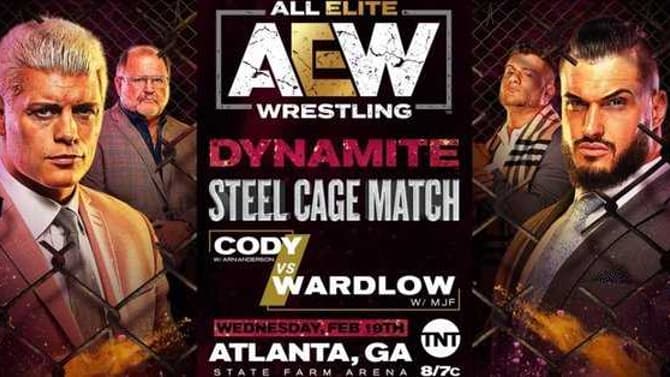 Cody Rhodes Manages To Pin Wardlow In A Bloody Steel Cage Match On AEW DYNAMITE