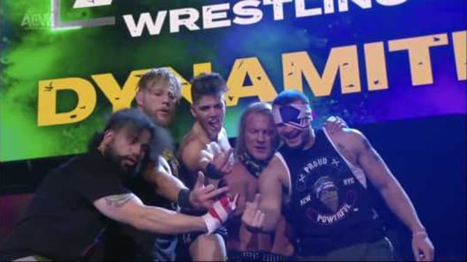 The Inner Circle Stood Tall On AEW DYNAMITE As Jon Moxley Was Power-Bombed Through A Table