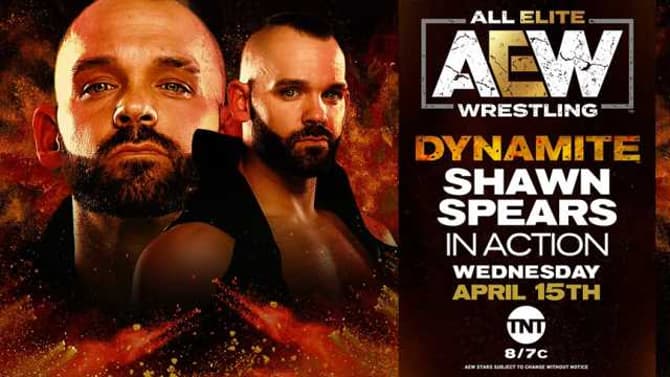 ALL ELITE WRESTLING Confirms That Shawn Spears Will Compete On DYNAMITE This Wednesday