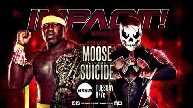 Moose Will Defend The TNA World Heavyweight Championship Against Suicide Next Week