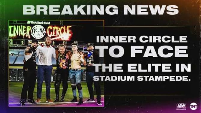 The Inner Circle Challenges The Elite To A Stadium Stampede Match At AEW DOUBLE OR NOTHING