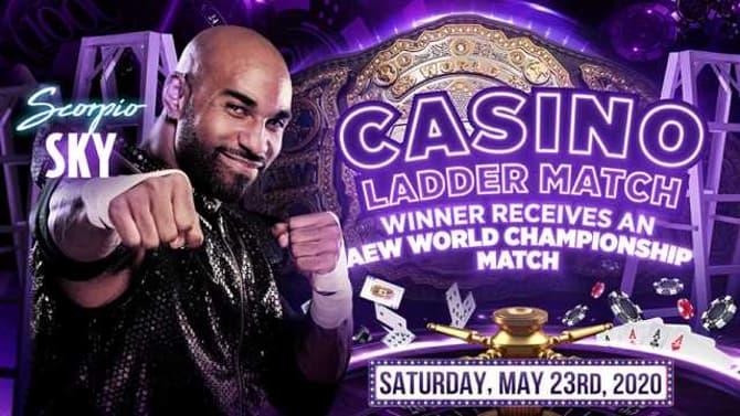 Scorpio Sky Confirmed As The Latest Entrant Of The Casino Ladder Match At DOUBLE OR NOTHING