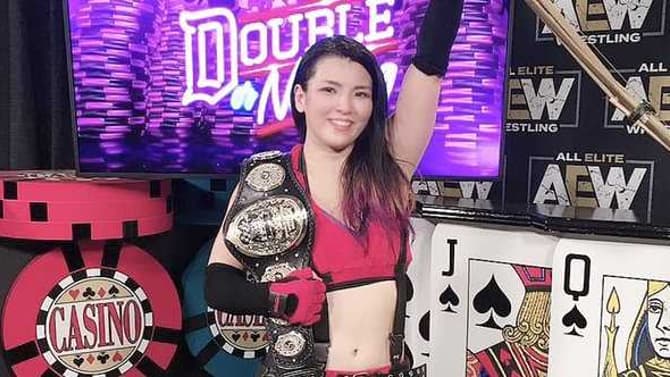 Hikaru Shida Walks Out Of DOUBLE OR NOTHING New AEW Women's Champion After Pinning Nyla Rose