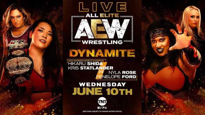 AEW Women's Champion Hikaru Shida Will Be In Action This Wednesday On DYNAMITE