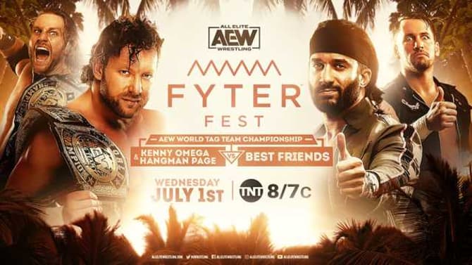 Three Championship Matches Will Be Featured On Tonight's AEW FYTER FEST