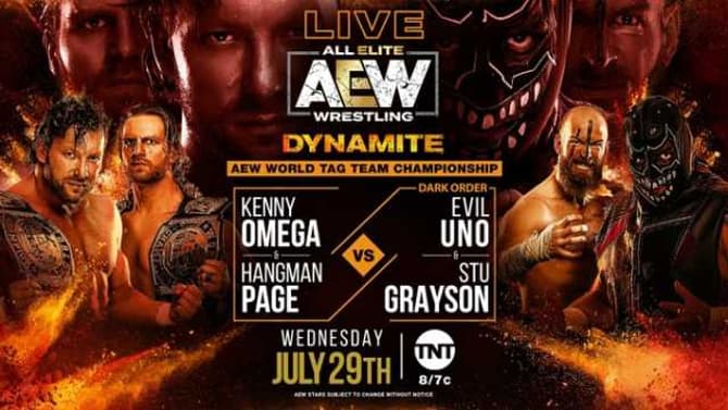 AEW Tag Team Championship Match And More Announced For Next Week's Episode Of DYNAMITE