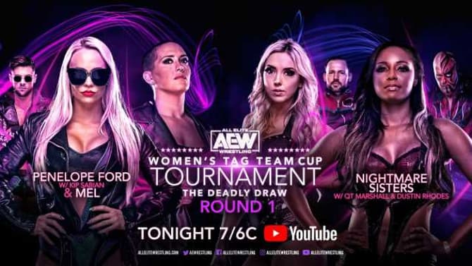 AEW WOMEN'S TAG TEAM CUP TOURNAMENT: THE DEADLY DRAW Night 1 Quarter Finals Results For August 3, 2020