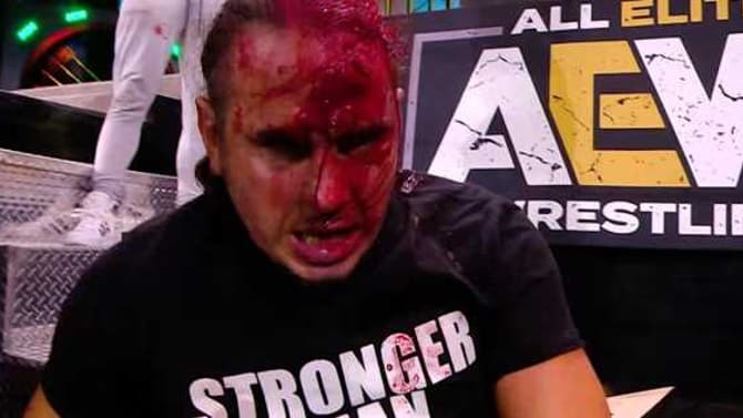 Matt Hardy Was Badly Busted Open On AEW DYNAMITE Following An Attack From Sammy Guevara