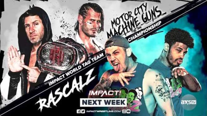 An IMPACT World Tag Team Championship Match Will Headline Next Week's Show