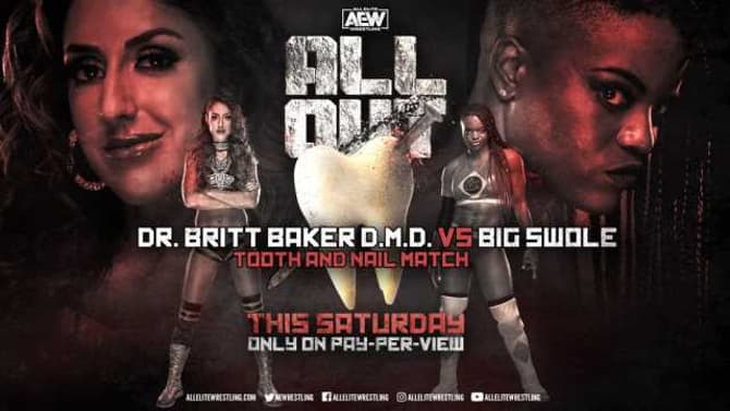 Dr. Britt Baker Will Face Big Swole In A &quot;Tooth And Nail&quot; Match At AEW ALL OUT