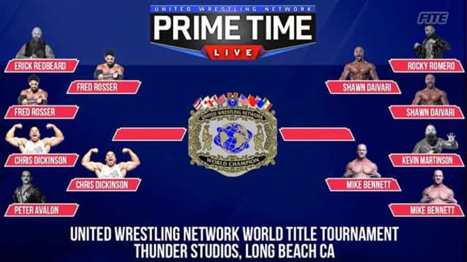 Fred Rosser, Shawn Daivari, And Mike Bennett Advance Into The Semi-FInals Of The UWN World Title Tournament