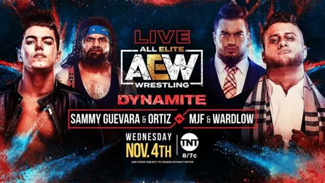 AEW Dynamite Results For November 4, 2020: MJF & Wardlow VS Ortiz & Sammy Guevara And More